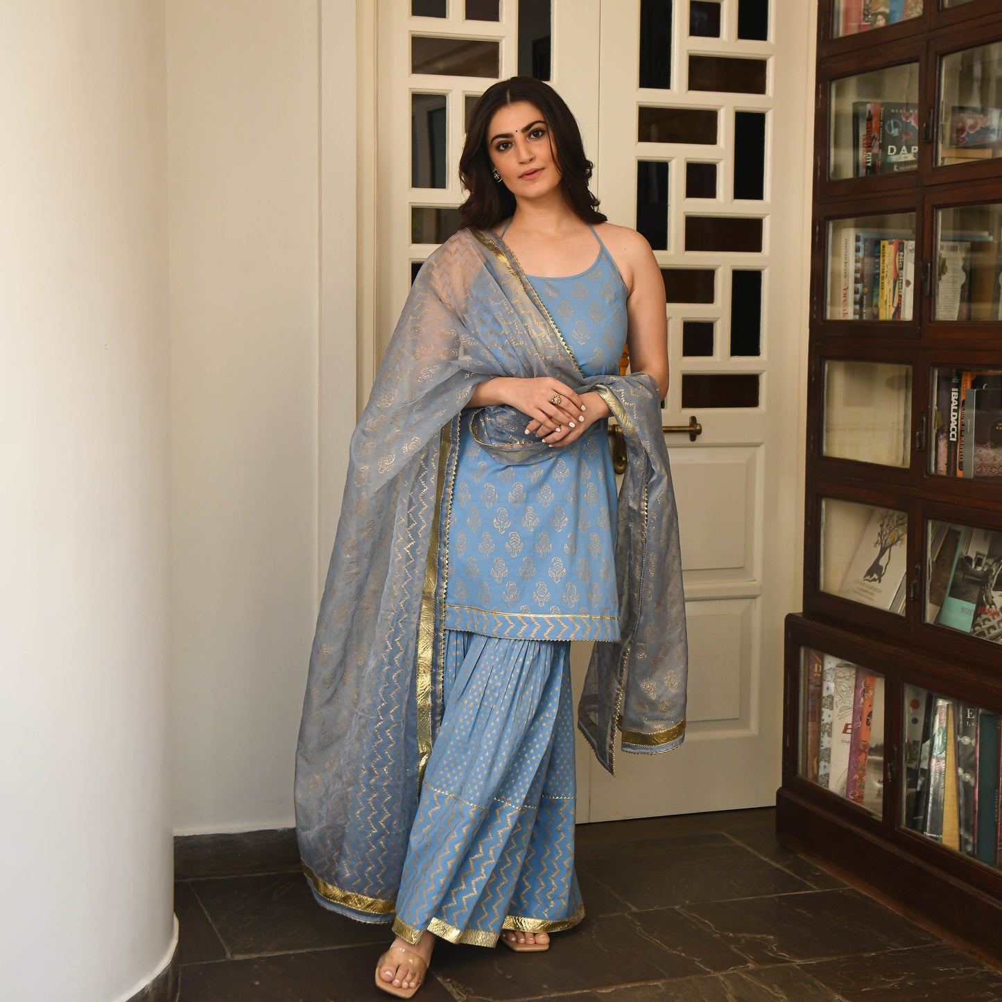 Niladri Gold Suit Set