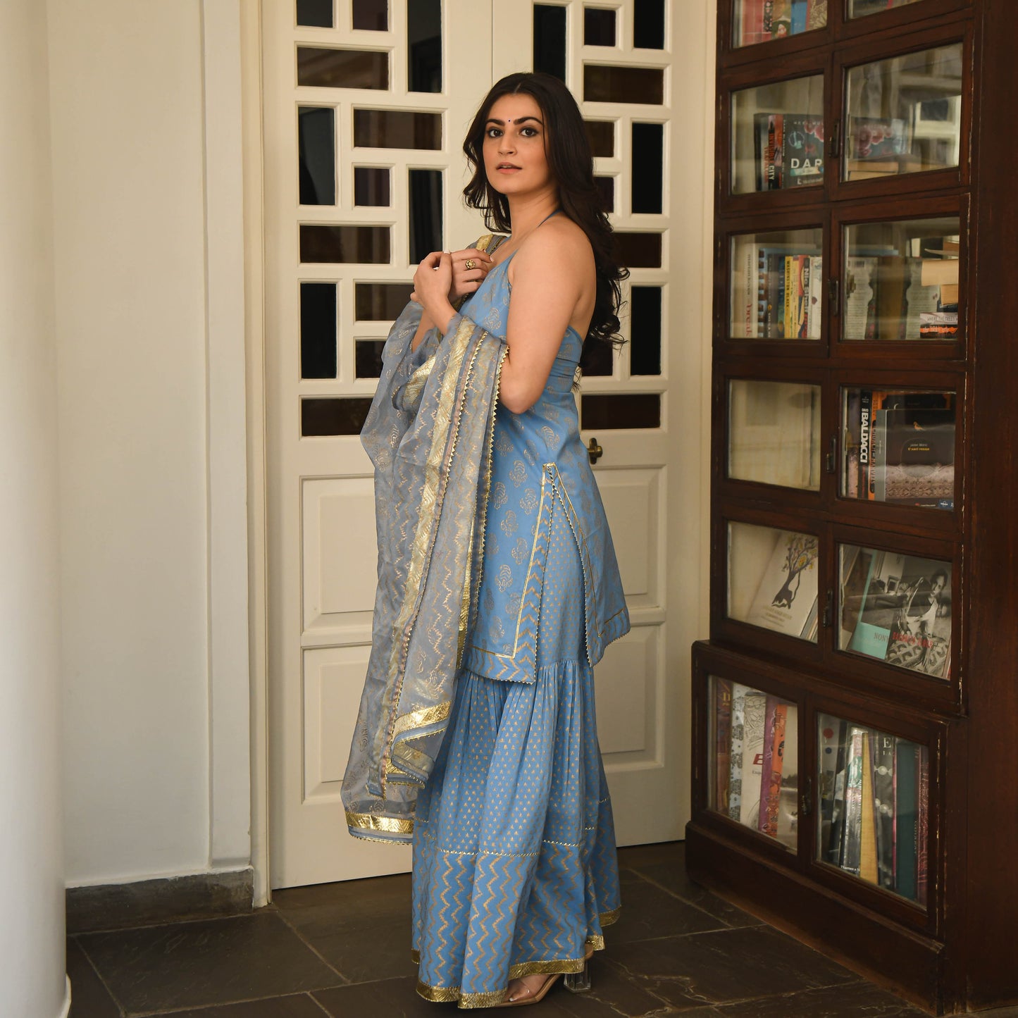 Niladri Gold Suit Set