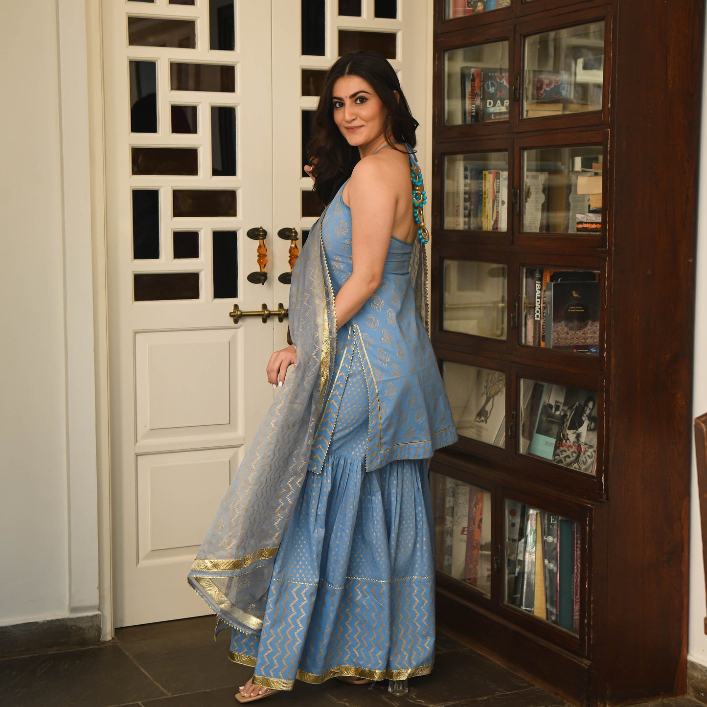 Niladri Gold Suit Set