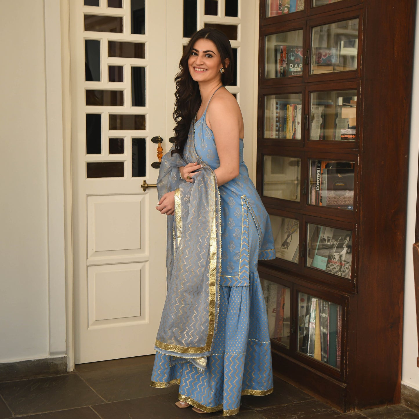 Niladri Gold Suit Set