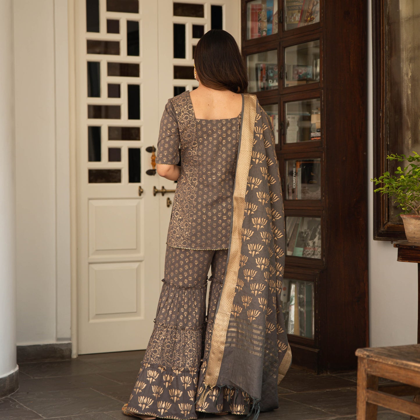 Mahira Gold Suit Set