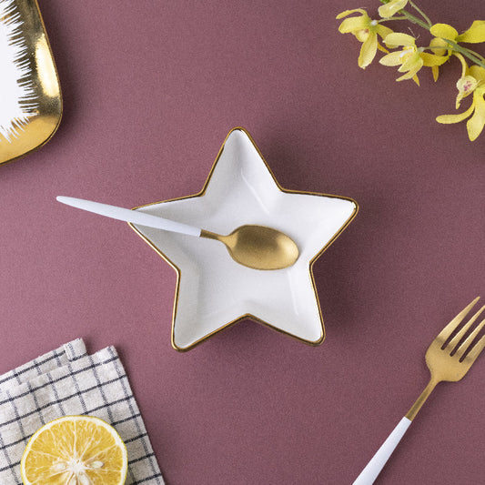 Aurulent Star Serving Plate