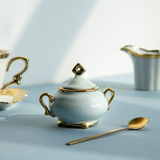 Aurulent Accent Sugar Bowl & Lid