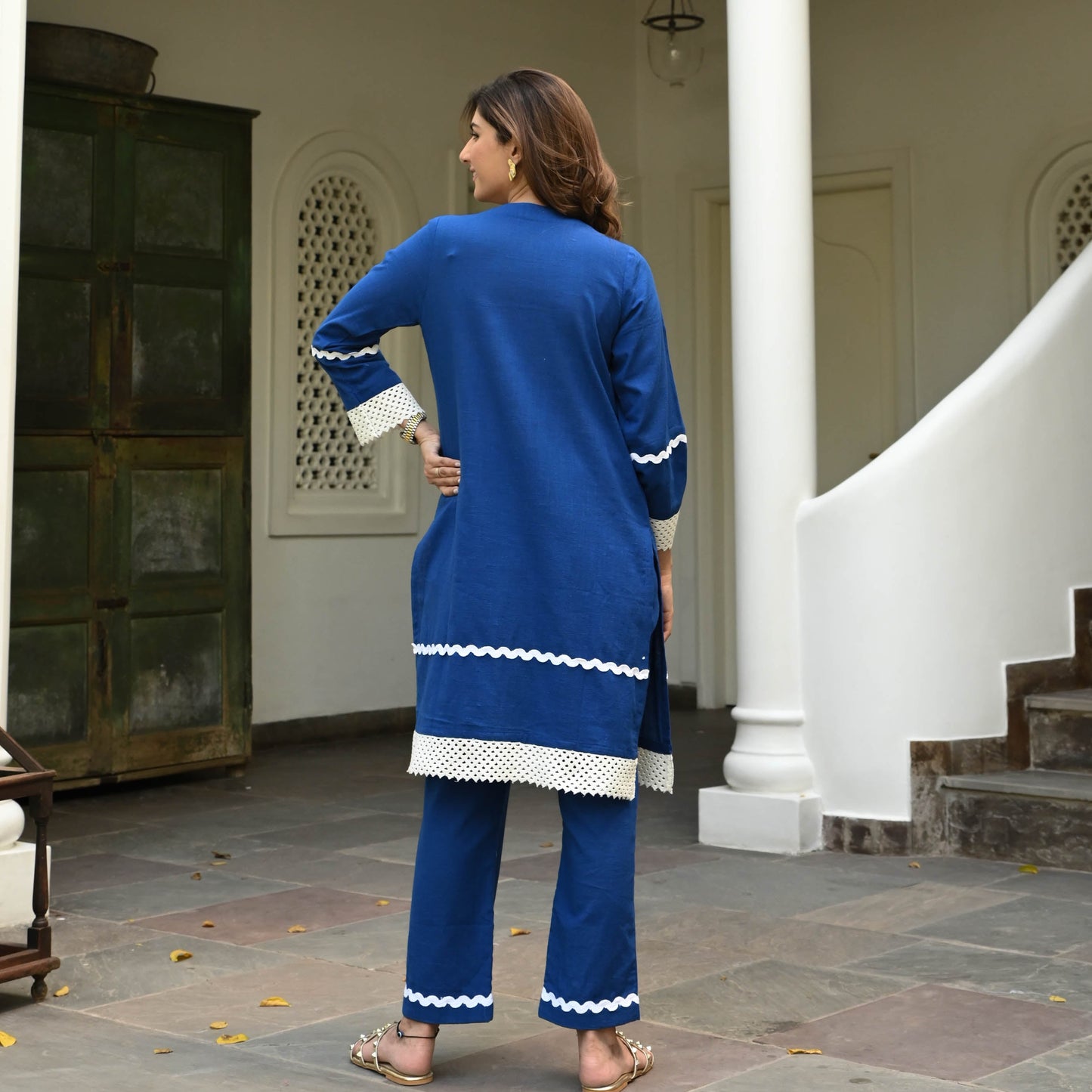Bunaai Cotton Enchant Kurta Set