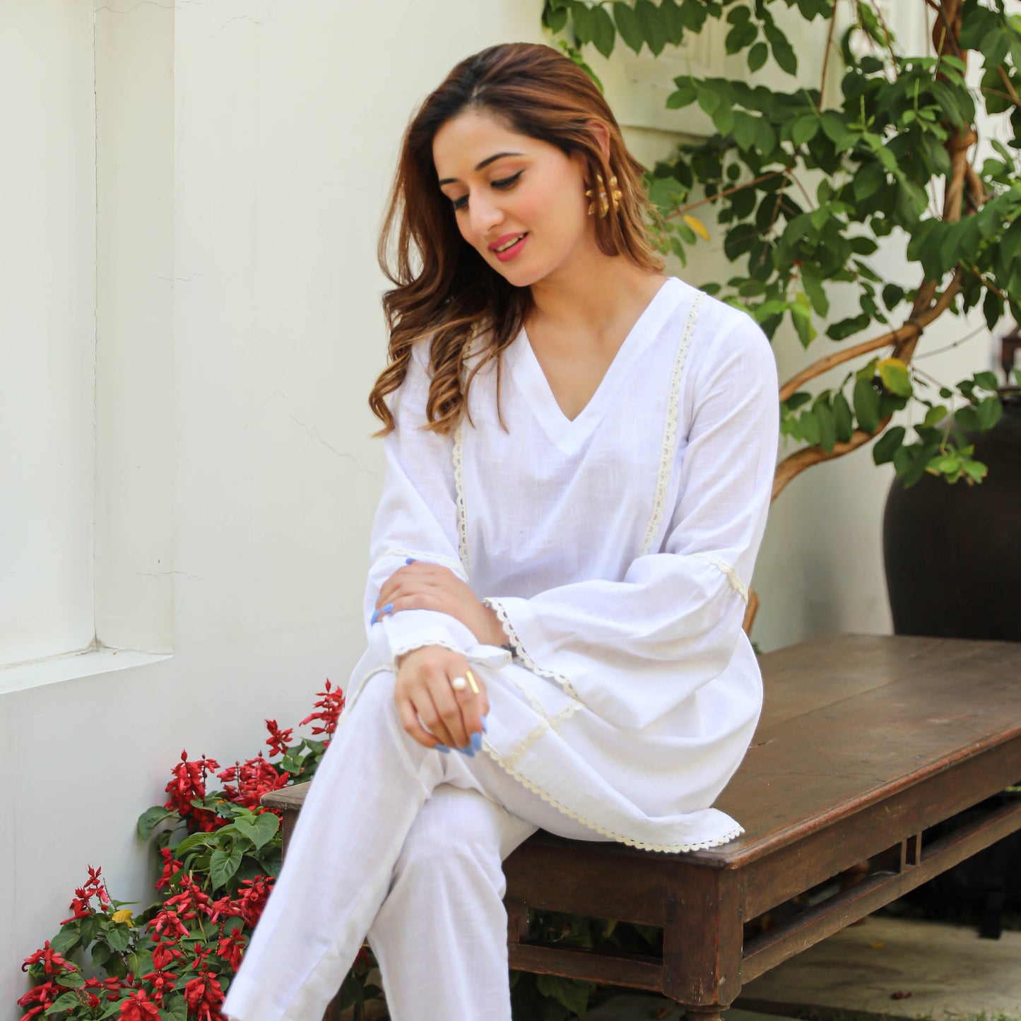 Bunaai Cotton Charm Coord Set